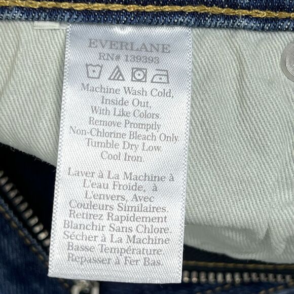 Everlane The Original Cheeky Jean High Rise Medium Wash Straight Leg Women’s 28 - Picture 9 of 10